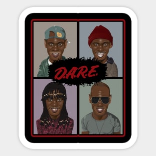 The Evolution D.A.R.E Dave Chappelle Sticker